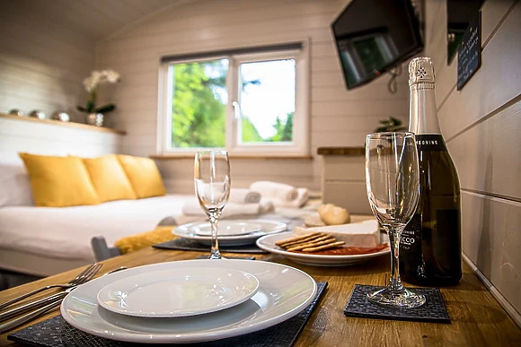 Shepherd's Hut Spa - Glampio Gelli Glamping - Lodges - Book Online