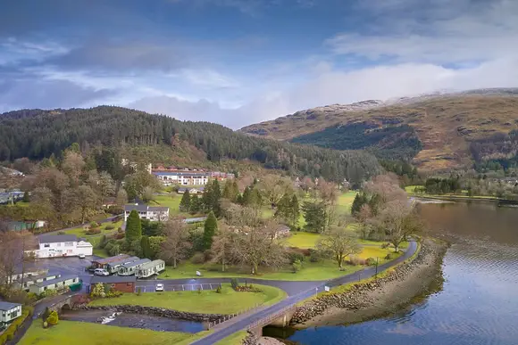 Drimsynie Holiday Village, Lochgoilhead, on the Drimsynie Estate, Argyll