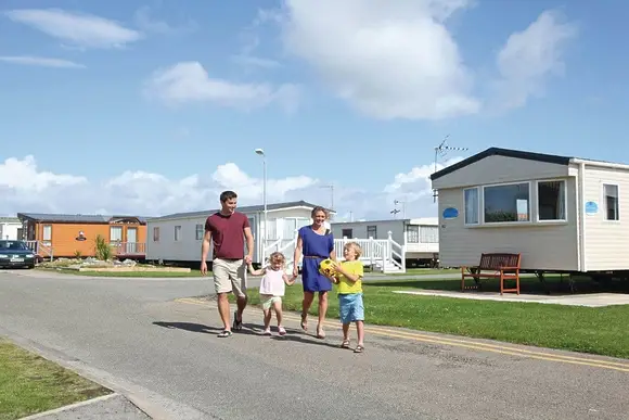 The park setting<br />