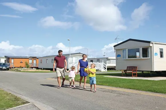 The park setting<br />