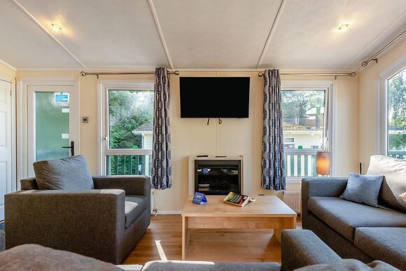 Superior 2 Lodge slp6 parking, ensuite, decking P - Grannies Heilan Hame, Embo, Sutherland