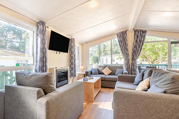 Superior 2 Lodge slp6 parking, ensuite, decking P - Grannies Heilan Hame, Embo, Sutherland