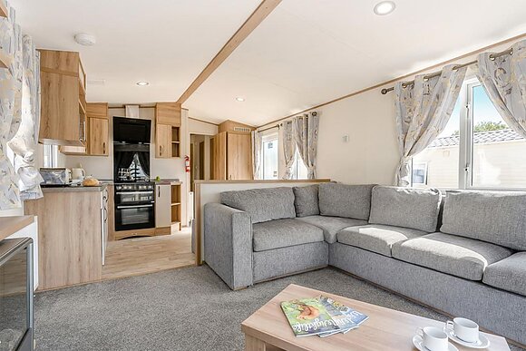 Gold 3 Caravan slps 8 ensuite, decking P - Grannies Heilan Hame, Embo, Sutherland