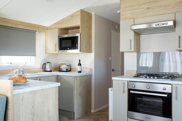 Gold  3 Caravan with Decking (Pet) - Hart&rsquo;s, Leysdown, Isle of Sheppey