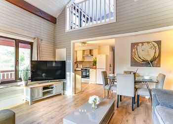 Woodpecker Lakeside Lodge - Herons Lake Retreat, Caerwys, Flintshire