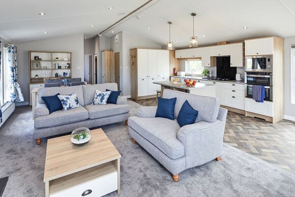 Platinum 4 berth Lodge - Helsey Farm Cottages, Helsey