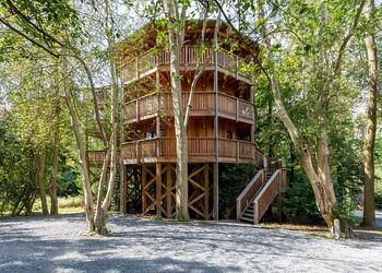 Tree Tops - Henlle Hall Woodland Lodges, Henlle, Nr Oswestry