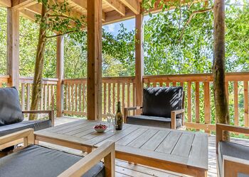 Tree Tops - Henlle Hall Woodland Lodges, Henlle, Nr Oswestry