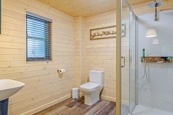 Over The Pond - Henlle Hall Woodland Lodges, Henlle, Nr Oswestry