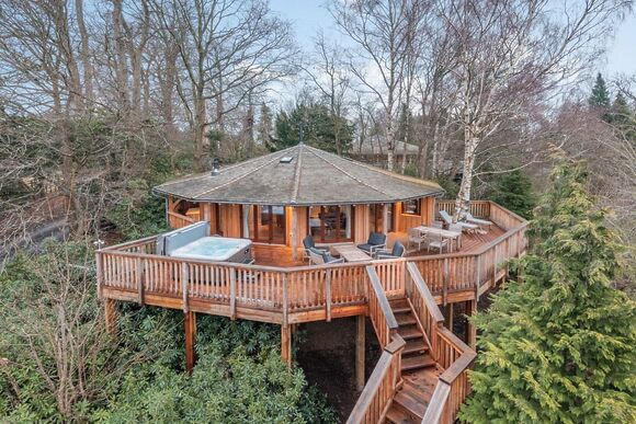 Birchwood Heights Tree House - Henlle Hall Woodland Lodges, Henlle, Nr Oswestry