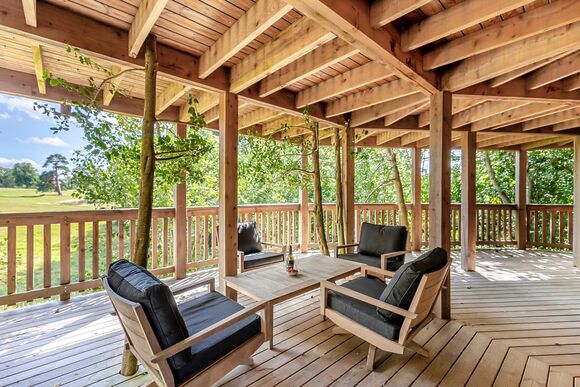 Tree Tops - Henlle Hall Woodland Lodges, Henlle, Nr Oswestry