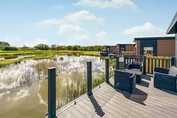Hambleton Lakeside Lodges lakeside setting