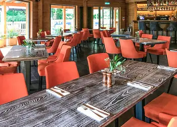 The Heights Resturant is located at Henlle Hall