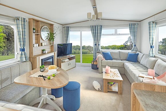 Standard Daisy Caravan (Sleeps 4) - Heather View Holiday Park, Stanhope, Co Durham