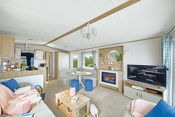 Standard Daisy Caravan (Sleeps 4 Dog Friendly) - Heather View Holiday Park, Stanhope, Co Durham
