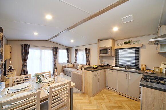 Standard Daisy Caravan (Sleeps 6) - Heather View Holiday Park, Stanhope, Co Durham
