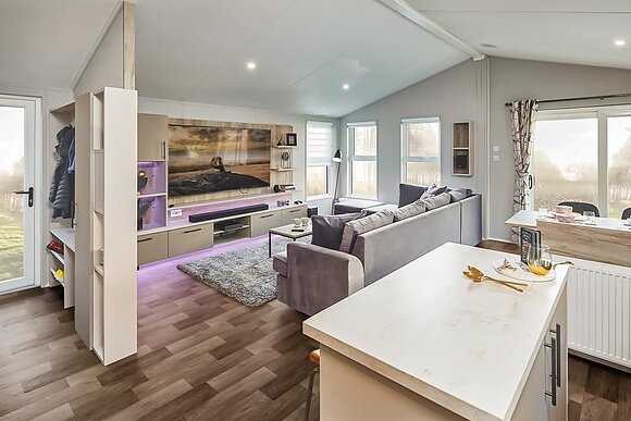 Superior Oak Lodge (Sleeps 4) - Heather View Holiday Park, Stanhope, Co Durham