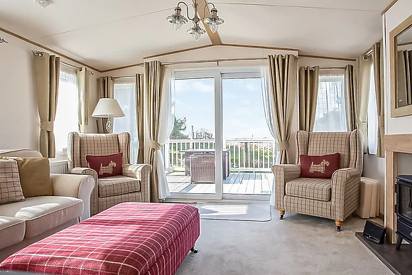 Indulgent 6 berth caravan dunes view - St Ives Bay Holiday Park, Hayle