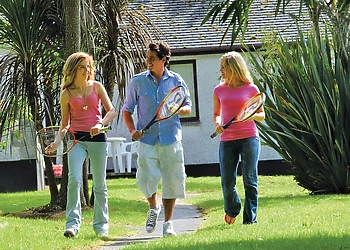 The park setting