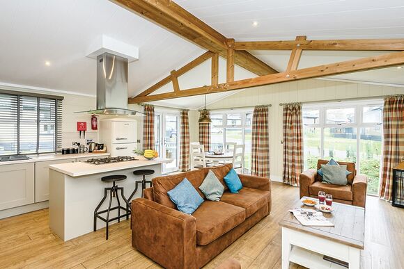 Wainwright Log Burner - Keswick Reach Lodge Retreat, Bewaldeth, Keswick