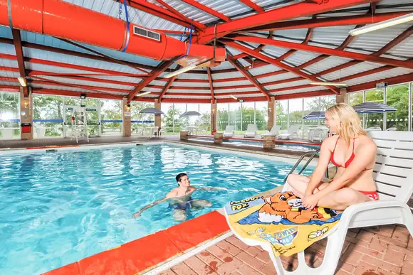 Indoor heated swimming pool
