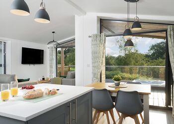 Valley Lake Front 2 bed Hot Tub Pet (sleeps 4) - Lakeview Manor Lodges, Dunkeswell, Honiton