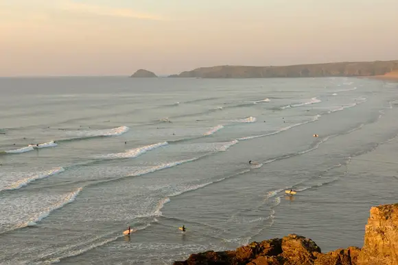 Perranporth beach