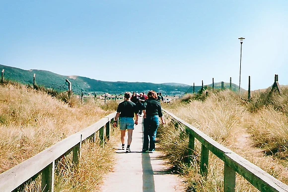 Direct access to sandy beach