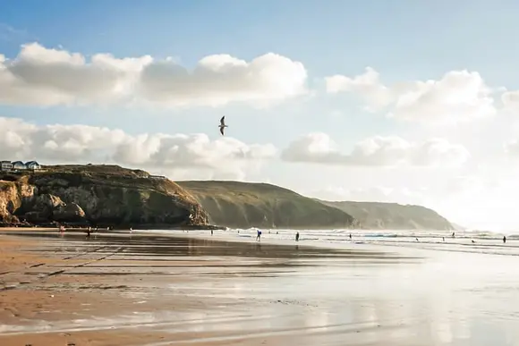 Perranporth beach 