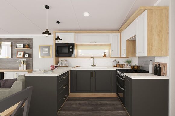 2 Bedroom Platinum Caravan with Hot Tub - Llanrhidian Holiday Park, Swansea