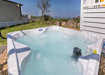 Sea View 2 Bed Hot Tub Holiday Caravan &ndash; Martinhoe - Lynmouth Holiday Retreat, Lynton