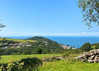 Sea View 2 Bed Hot Tub Holiday Caravan &ndash; Martinhoe - Lynmouth Holiday Retreat, Lynton