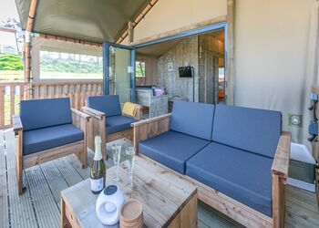 Sea View 2 Bed Hot Tub Safari TentFoxglove - Lynmouth Holiday Retreat, Lynton