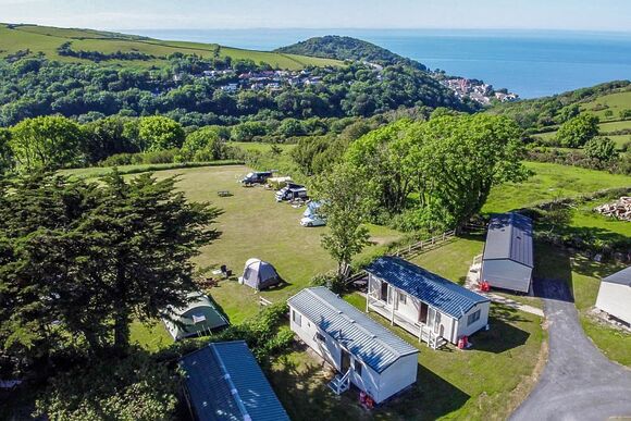 Sea View 2 Bed Hot Tub Holiday Caravan &ndash; Cheriton - Lynmouth Holiday Retreat, Lynton