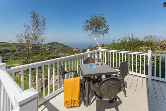 Sea View 2 Bed Hot Tub Holiday Caravan &ndash; Martinhoe - Lynmouth Holiday Retreat, Lynton