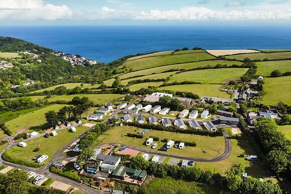 Sea View 2 Bed Hot Tub Holiday Caravan &ndash; Martinhoe - Lynmouth Holiday Retreat, Lynton