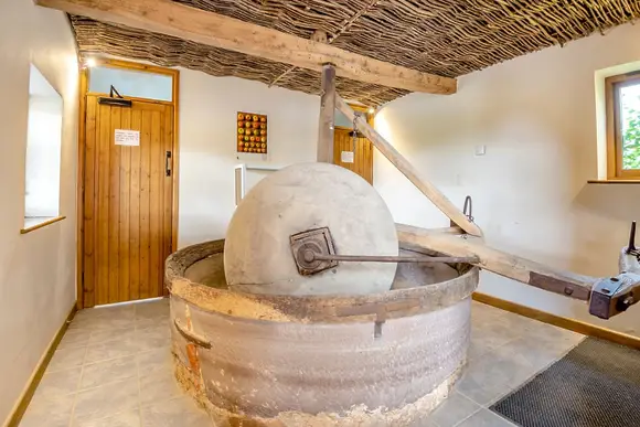 Traditional cider press 