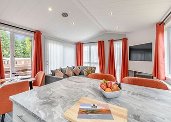 Buxton Lodge with Hot Tub - Longnor Wood Holiday Park, Longnor, Nr. Buxton