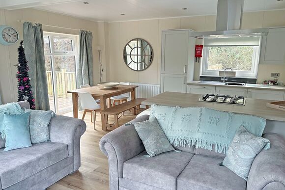 Merino Lodge - Meadow&rsquo;s End Lodges, Cartmel