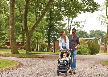The park setting
