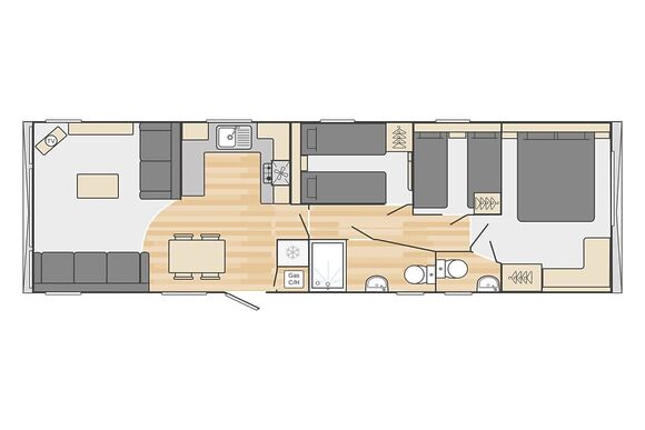 Whipsiderry - Monkey Tree Holiday Park, Newquay