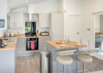 Woodland 2 Bed Hot Tub Holiday Lodge &ndash; Willow - Notter Bridge Holiday Park, Notter Bridge, Saltash