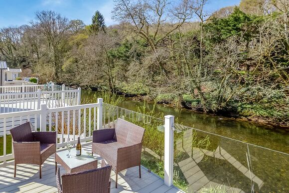 Riverside 2 Bed Holiday Caravan &ndash; Lynher Retreat - Notter Bridge Holiday Park, Notter Bridge, Saltash