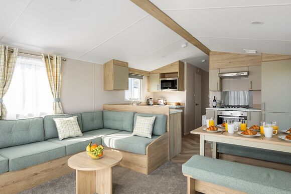 Gold  3 Caravan with Decking Sleeps 8 - New Beach, Dymchurch