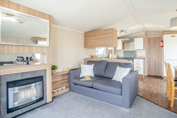 Gold Premium Caravan, parking, ensuite & decking 6, Gold Premium 3 slps  6 parking, ensuite, decking - Newquay Holiday Park, Newquay