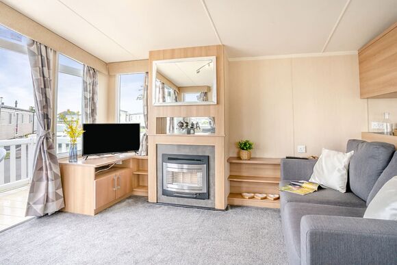 Gold Premium Caravan, parking, ensuite & decking 6, Gold Premium 3 slps  6 parking, ensuite, decking - Newquay Holiday Park, Newquay