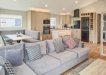 Platinum 3 bed lodge (Pet) - North Shore Holiday Park, Roman Bank, Skegness