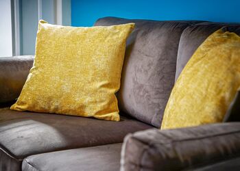 Comfortable seating within living area 