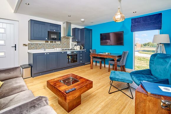 Stylish open-plan living space 