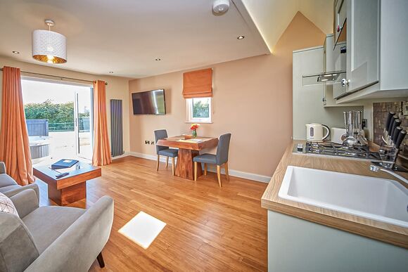 Convenient open-plan living space 